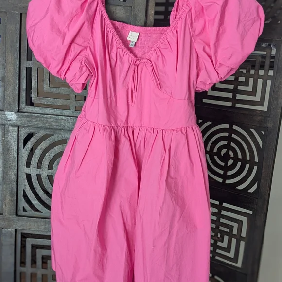 oakley mini dress Oakley Denim Puff Sleeve Bubble Mini Dress – Sixteen